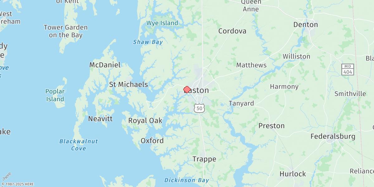 Map of Easton Point
