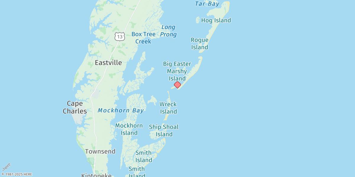Map of Sand Shoal Inlet (Coast Guard Station)