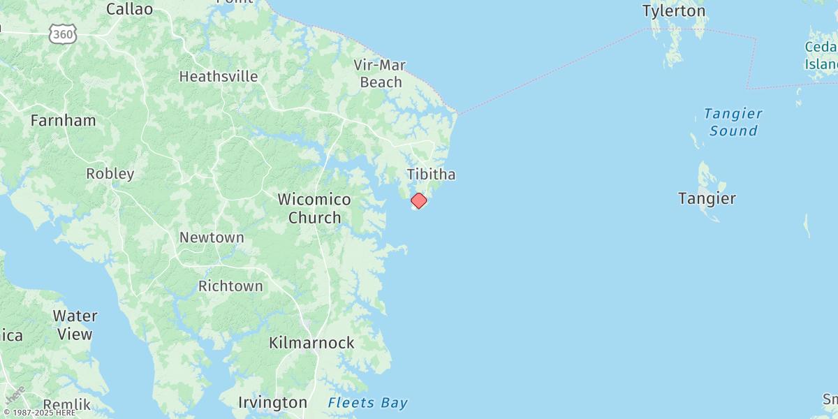Map of Fleeton Point