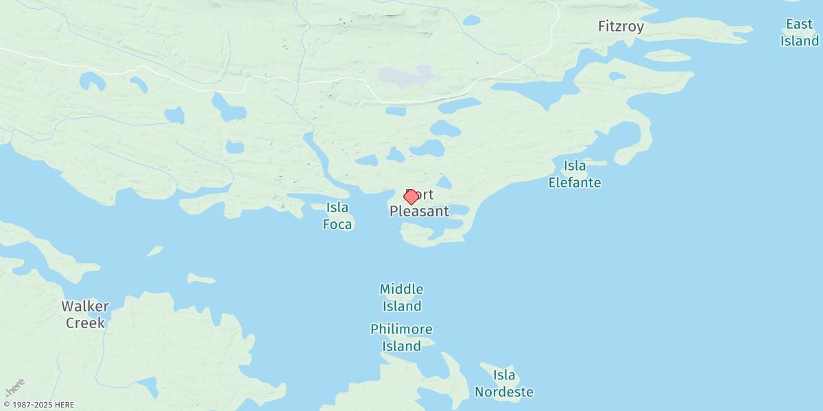 Map of Mare Harbour