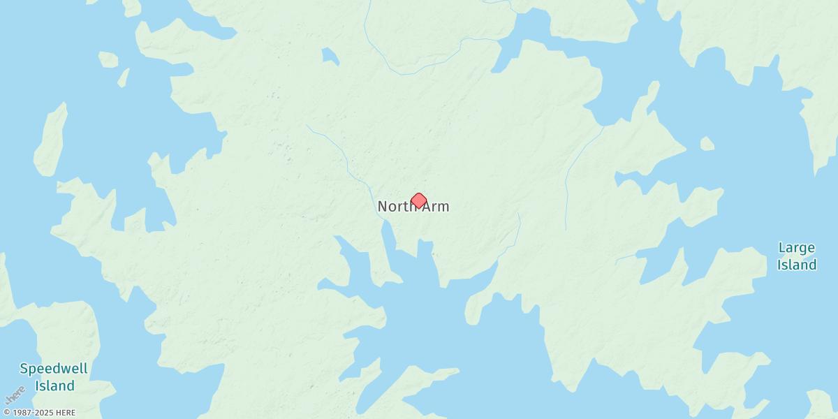 Map of North Arm