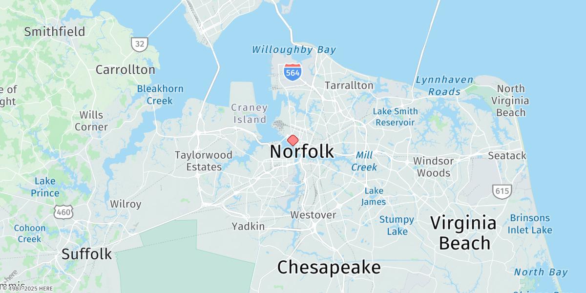 Map of Norfolk