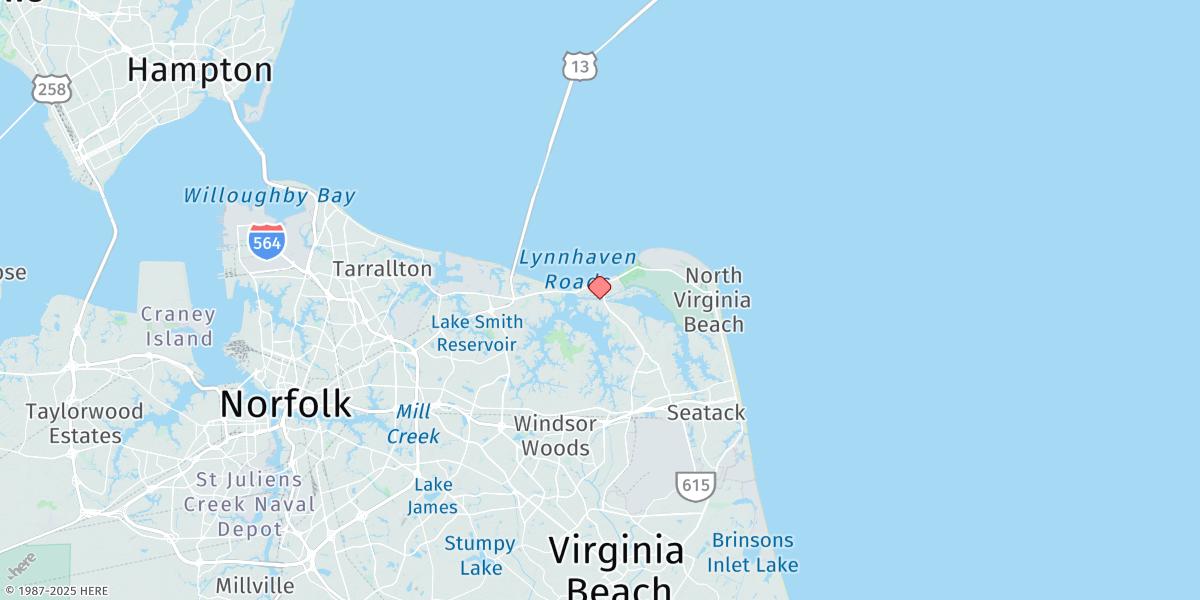 Map of Long Creek