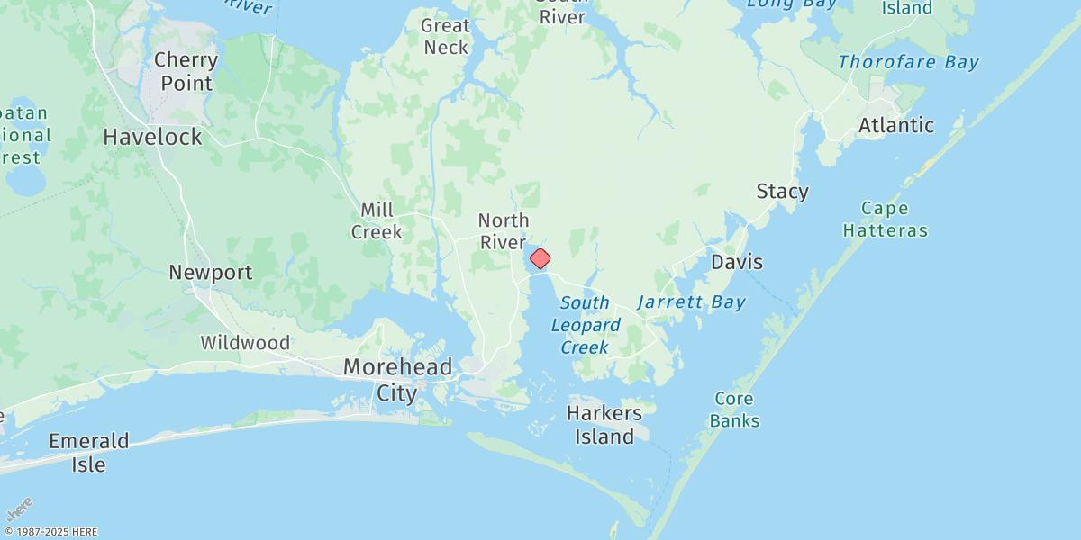 Map of North River Bridge