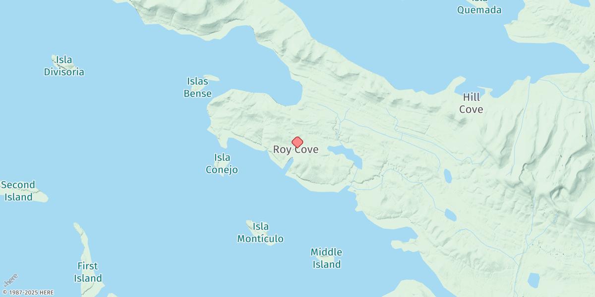 Map of Roy Cove