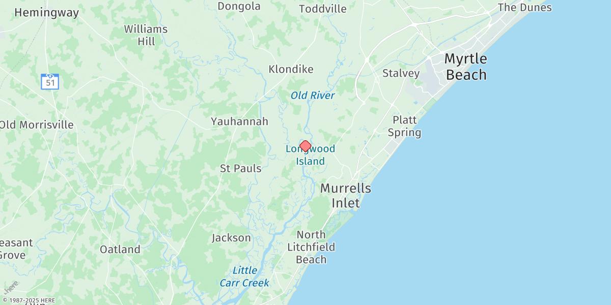 Map of Bull Creek Entrance