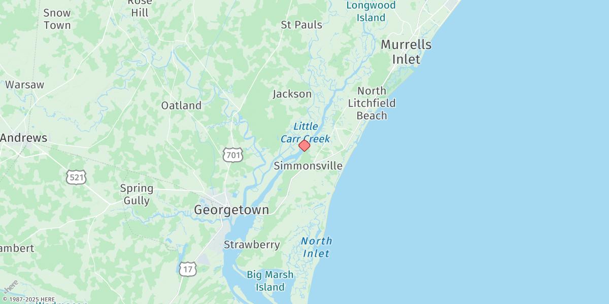 Map of Hagley Landing