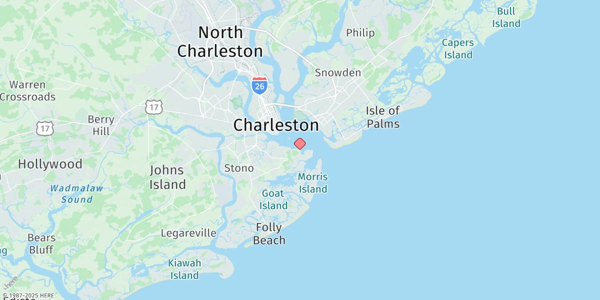Map of Fort Johnson