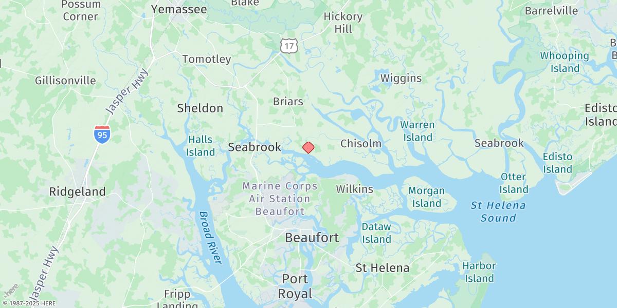 Map of Whale Branch Entrance