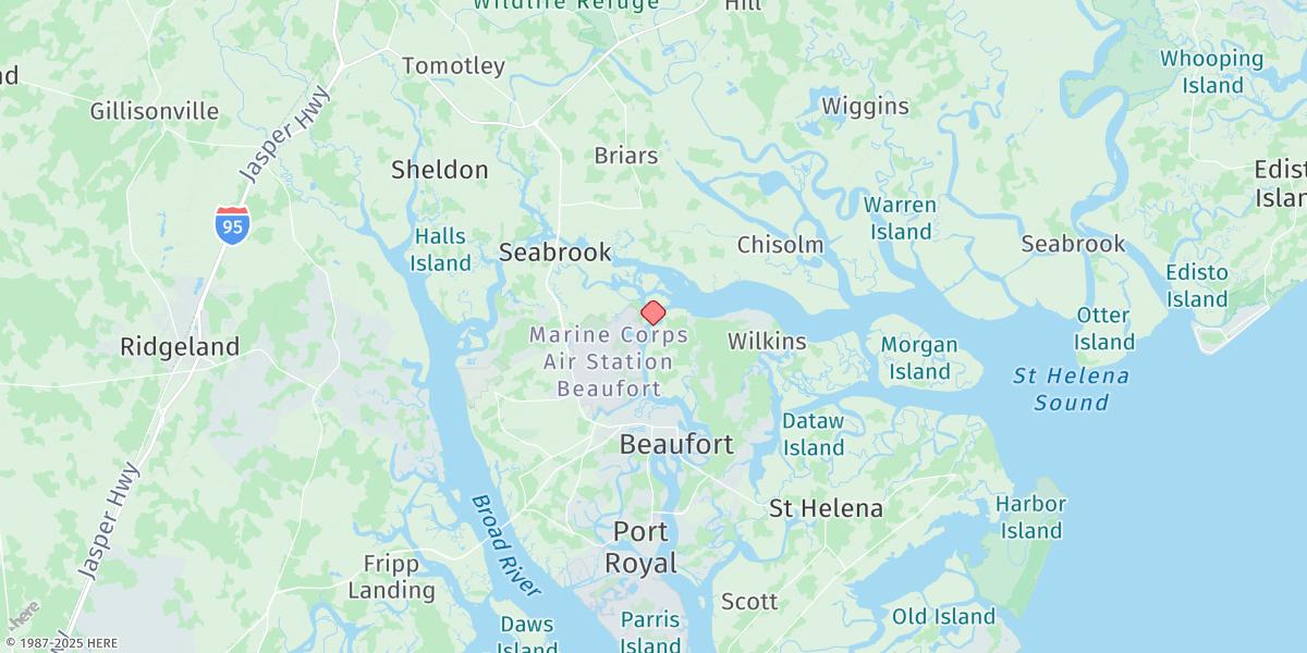 Map of Brickyard Point, Brickyard Creek