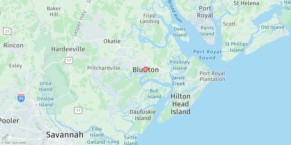 Map of Bluffton