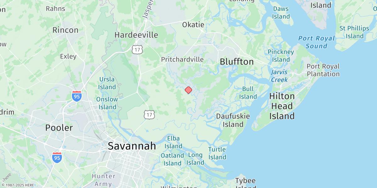 Map of Good Hope Landing, South Of