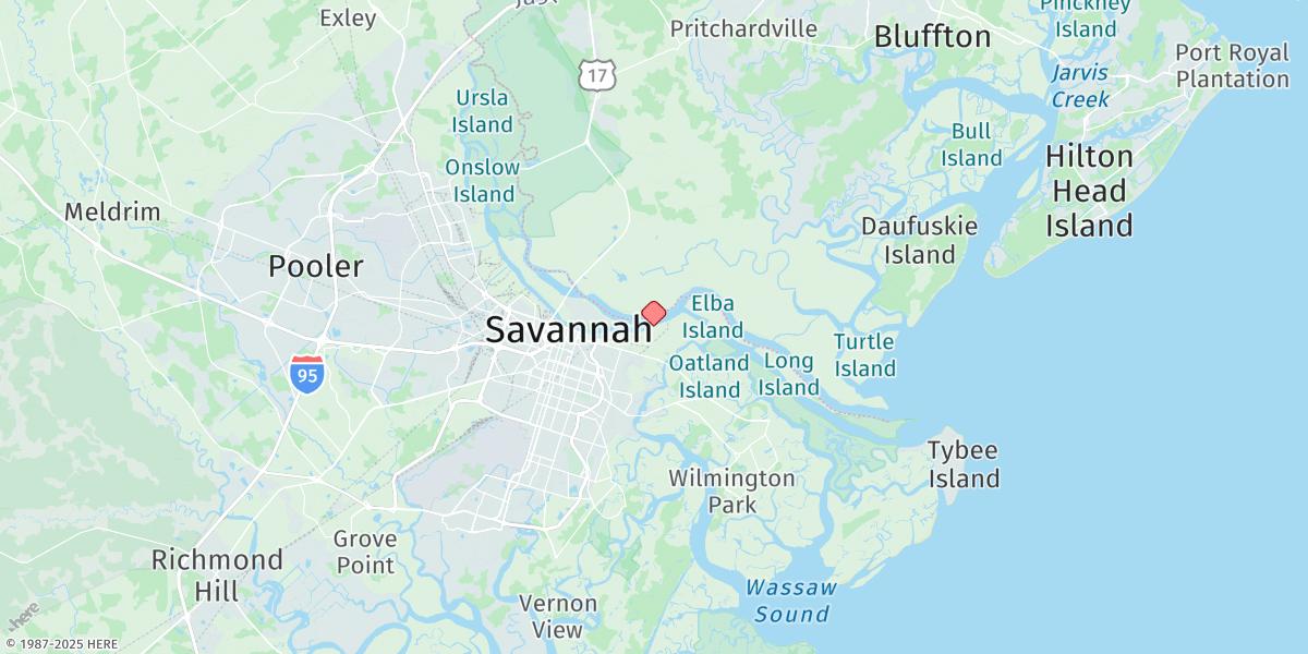 Map of Fort Jackson