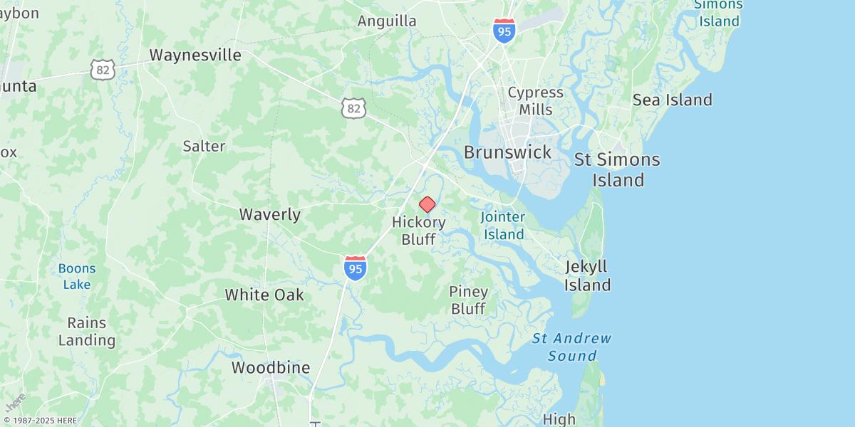 Map of 8 Miles Above Mouth