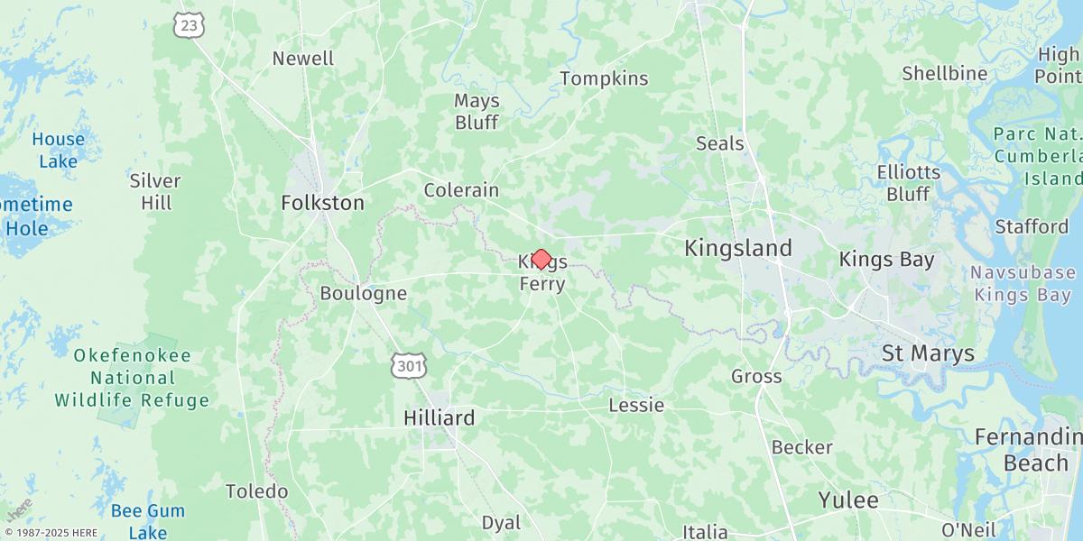 Map of Kings Ferry