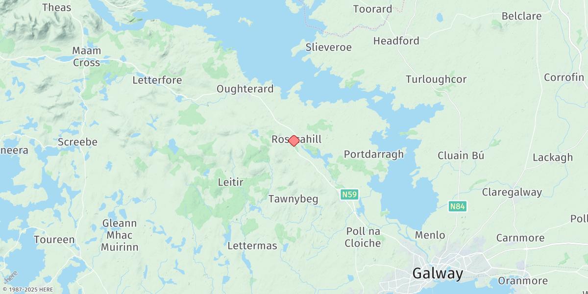Map of Clifden Bay