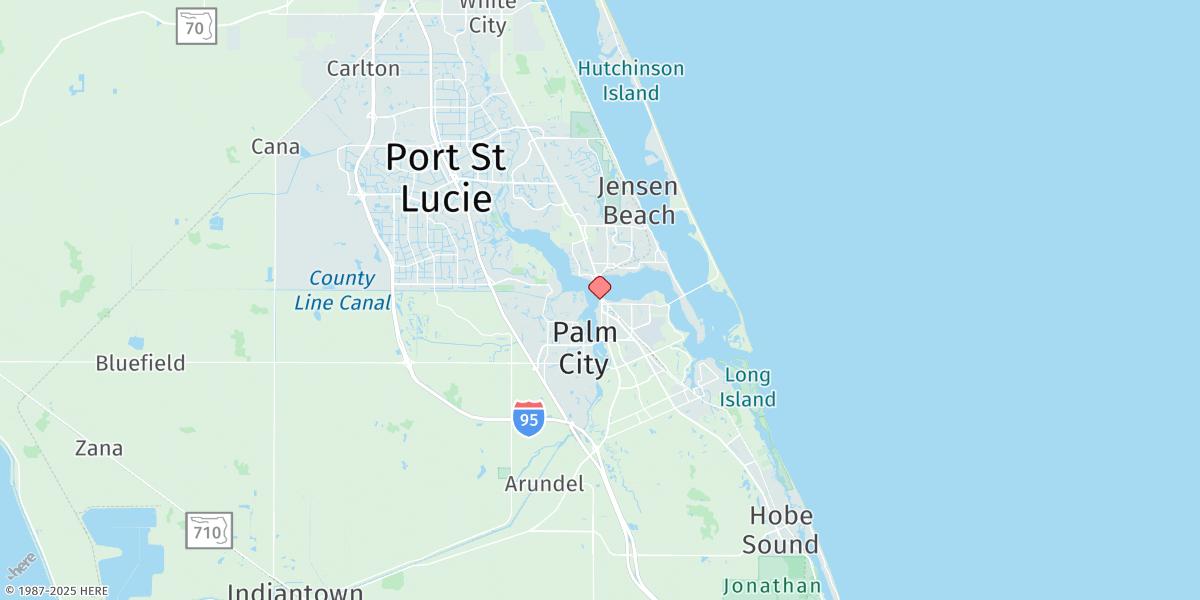 Map of Stuart