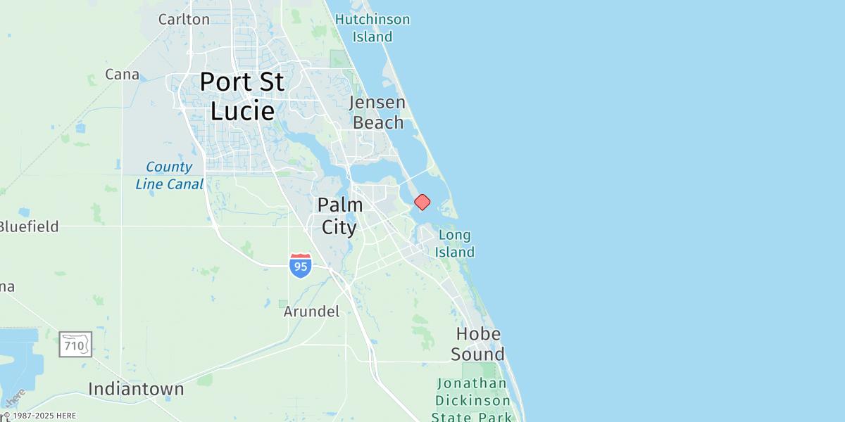 Map of Sewall Point
