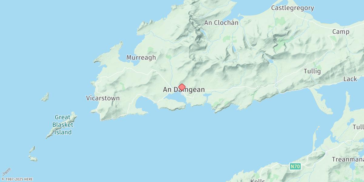 Map of Dingle Harbour