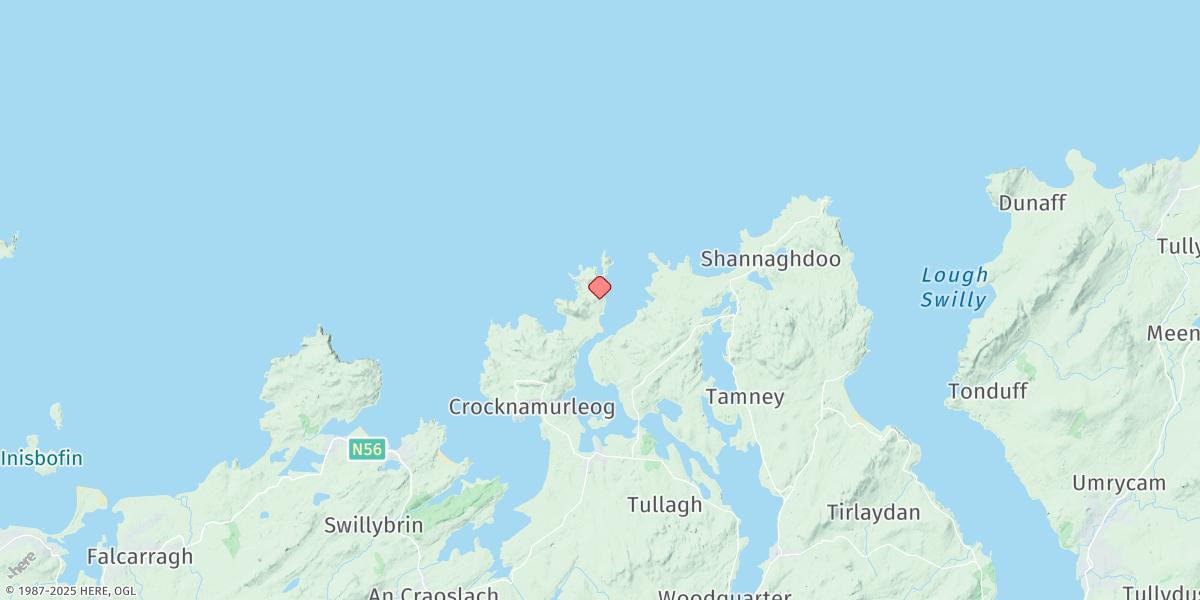 Map of Downies Bay