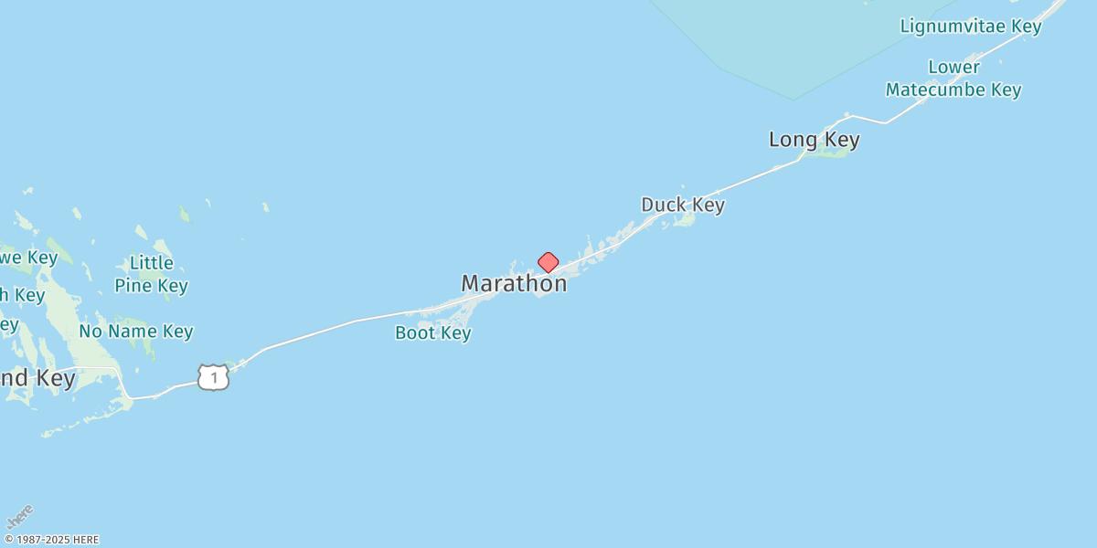 Map of Fat Deer Key, Florida Bay
