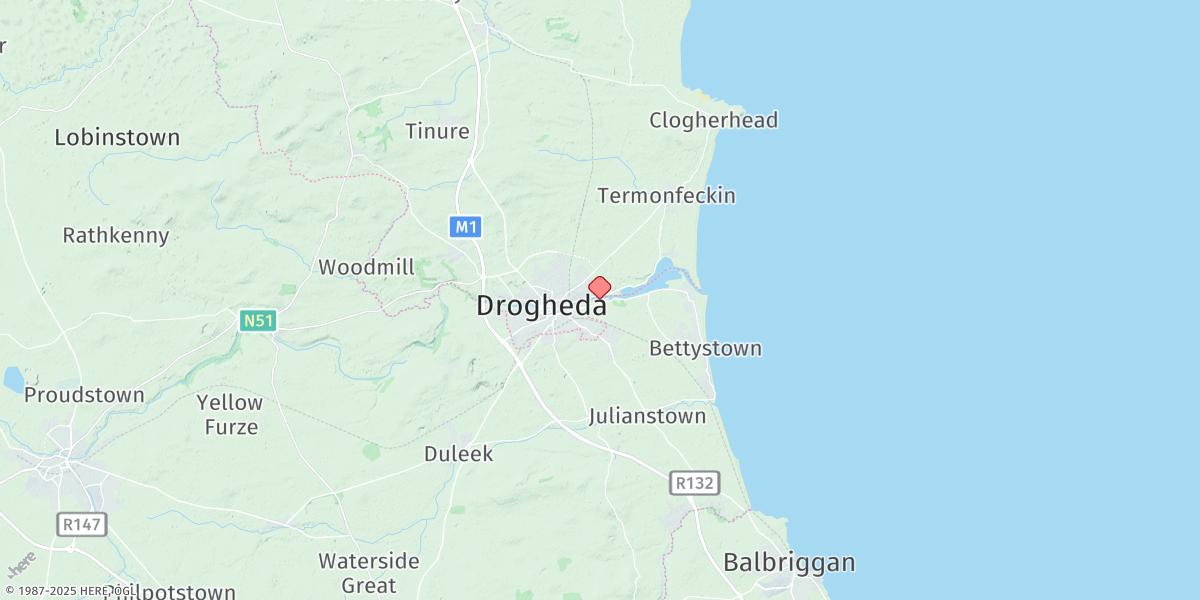 Map of Drogheda