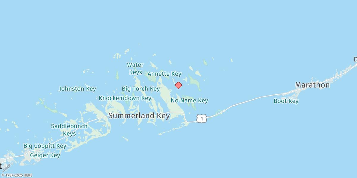 Map of Porpoise Key, Big Spanish Channel