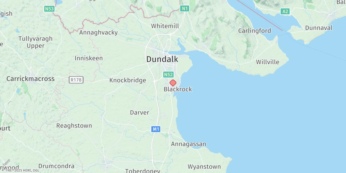 Map of Dunany Point