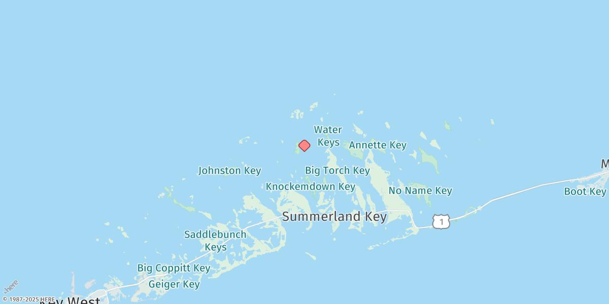 Map of Raccoon Key, East Side