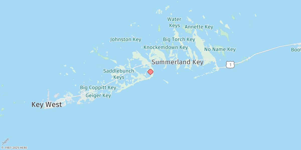 Map of Tarpon Creek