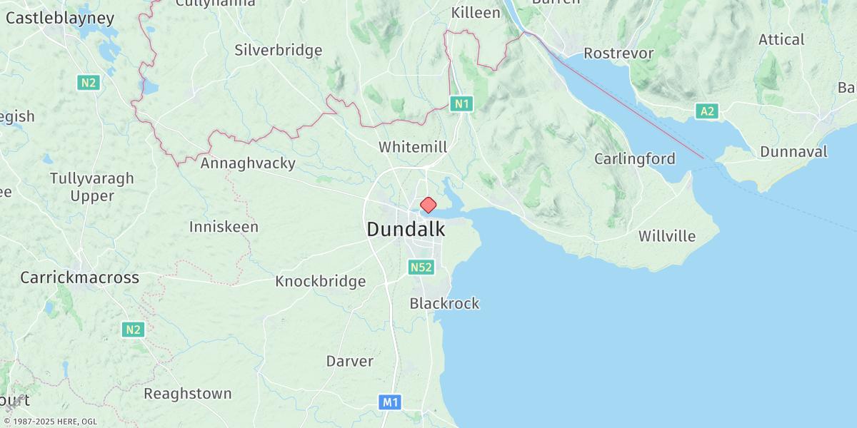 Map of Dundalk