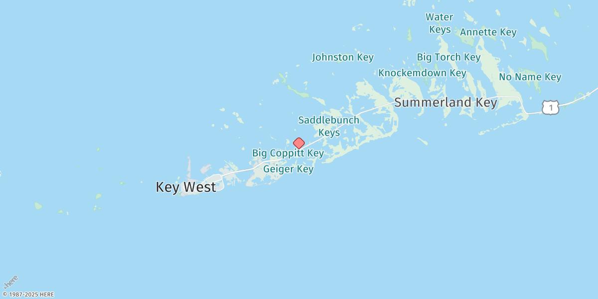 Map of Shark Key, Southeast End, Similar Sound