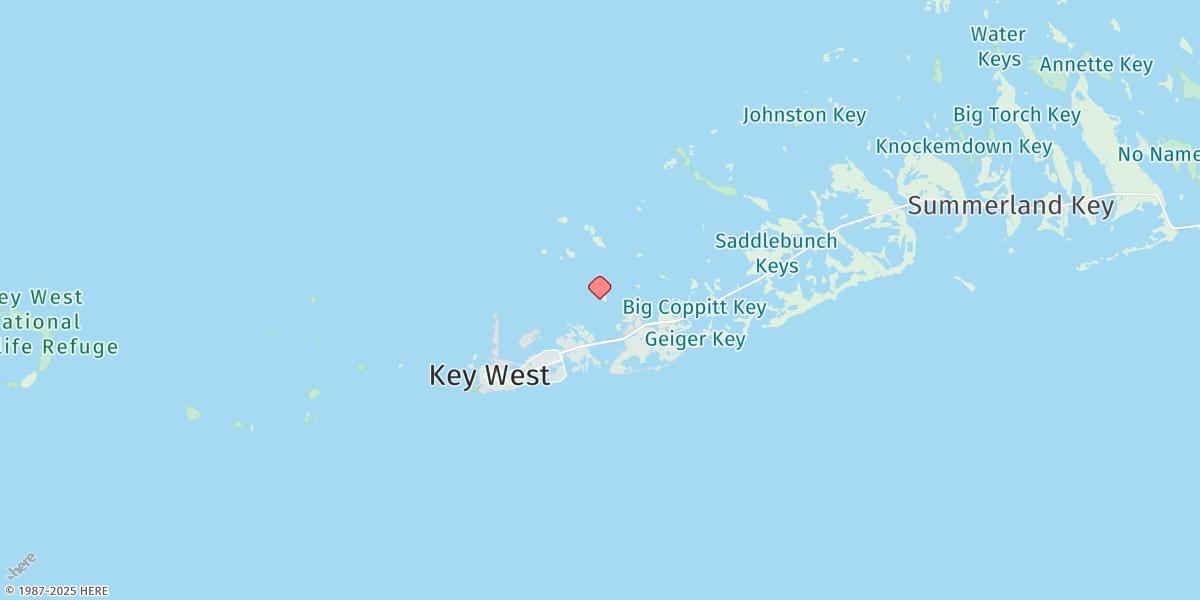 Map of Channel Key, West Side