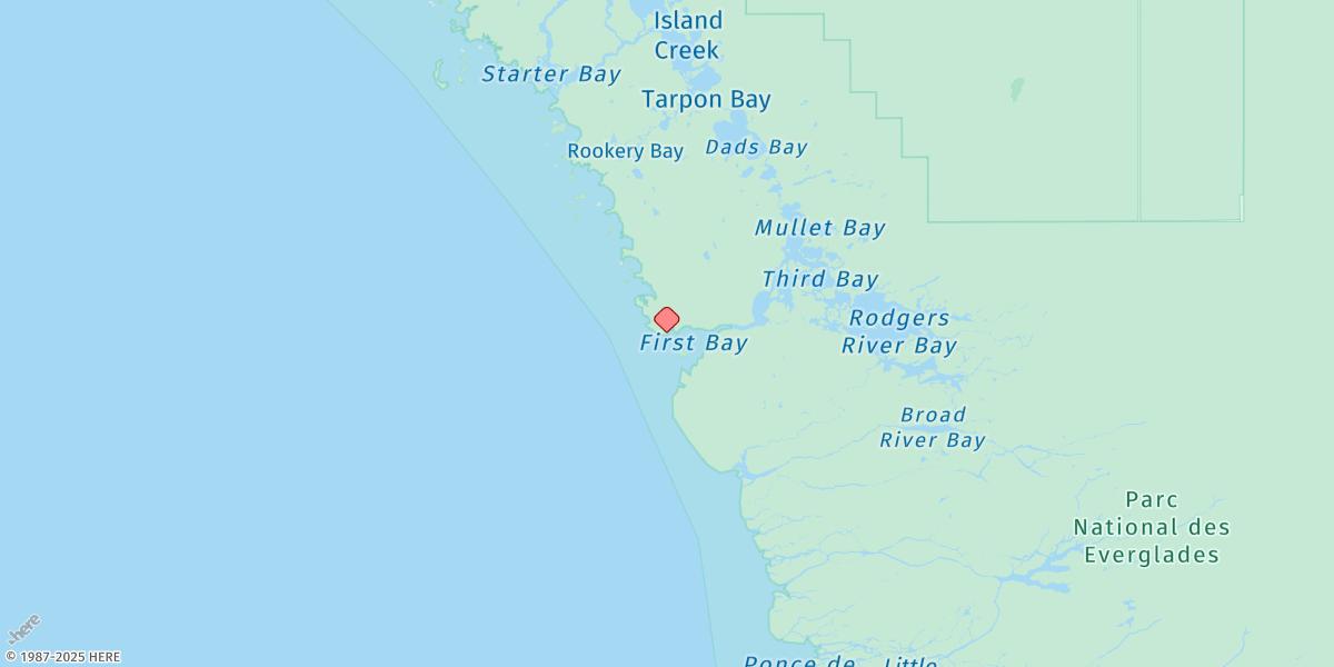Map of Lostmans River Entrance
