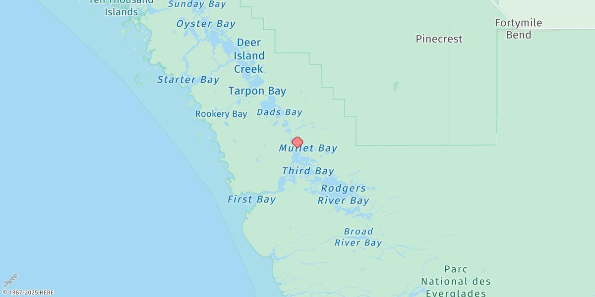 Map of Onion Key, Lostmans River