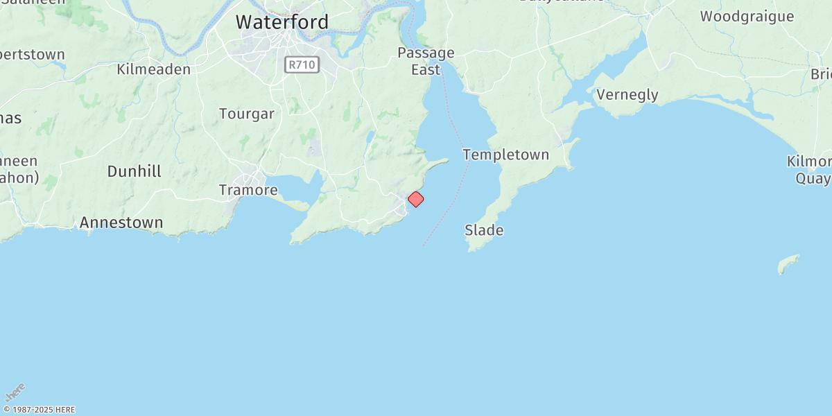 Map of Dunmore East