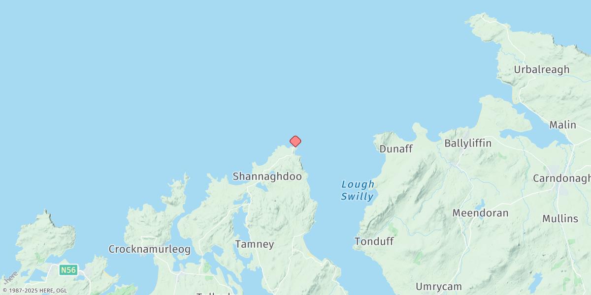 Map of Fanad Head