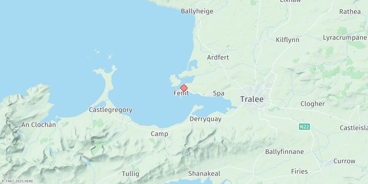 Map of Fenit Pier