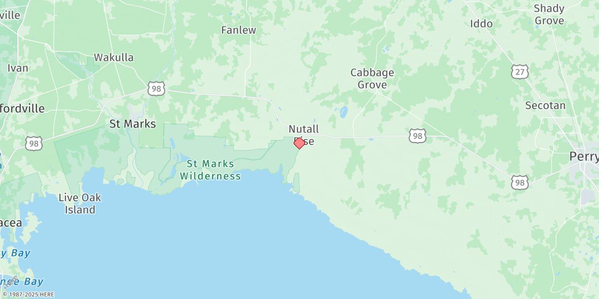 Map of Mandalay, Aucilla River