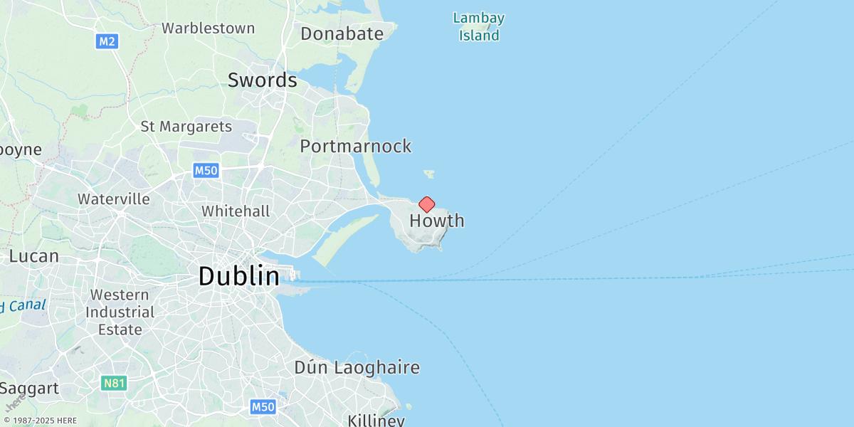 Map of Howth