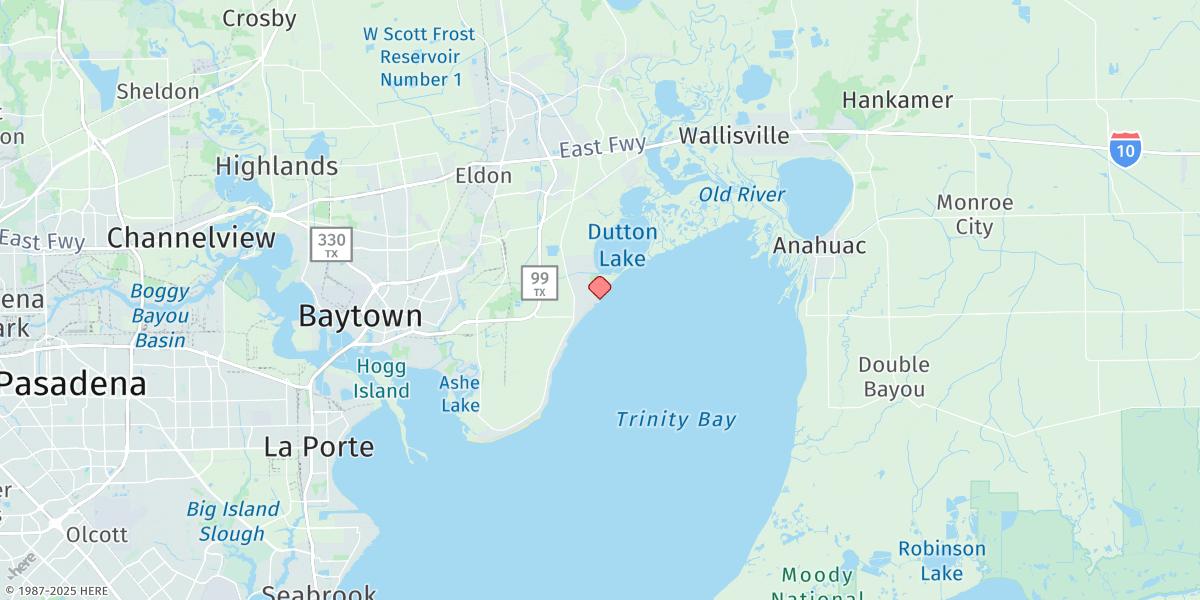 Map of Point Barrow, Trinity Bay