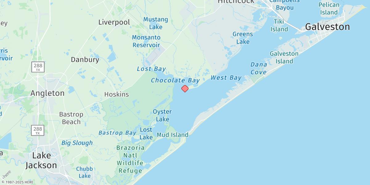 Map of Alligator Point, West Bay