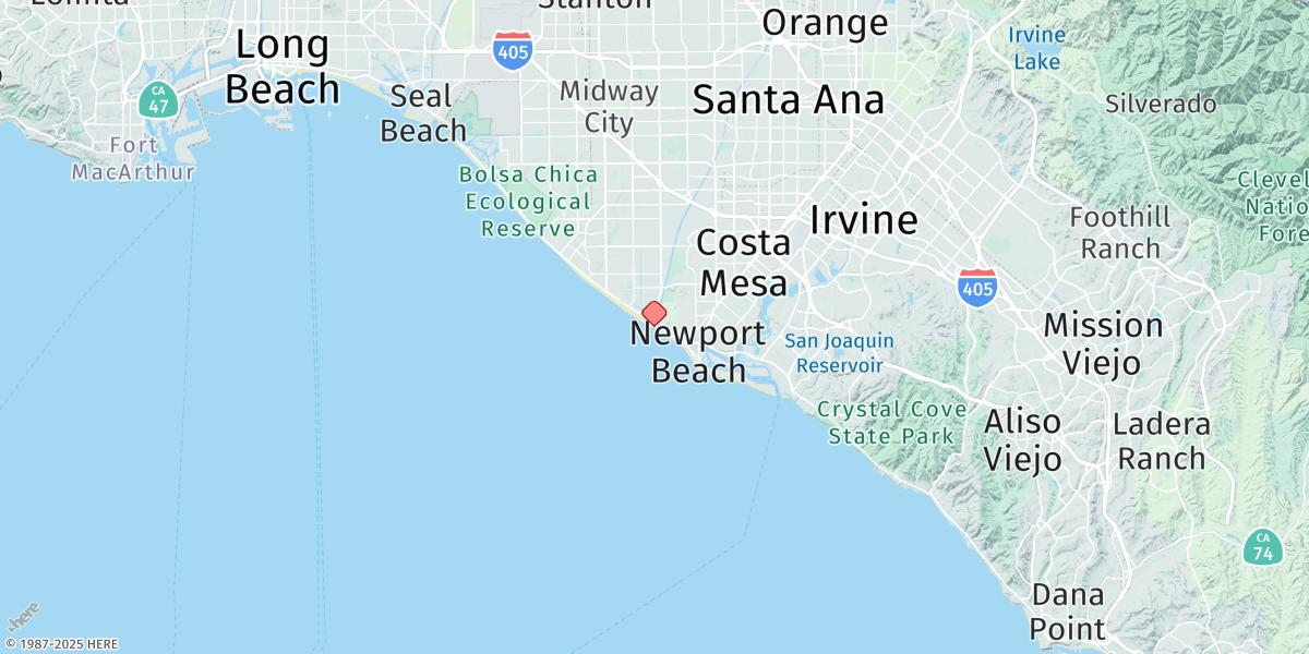 Map of Santa Ana River Entrance (Inside)