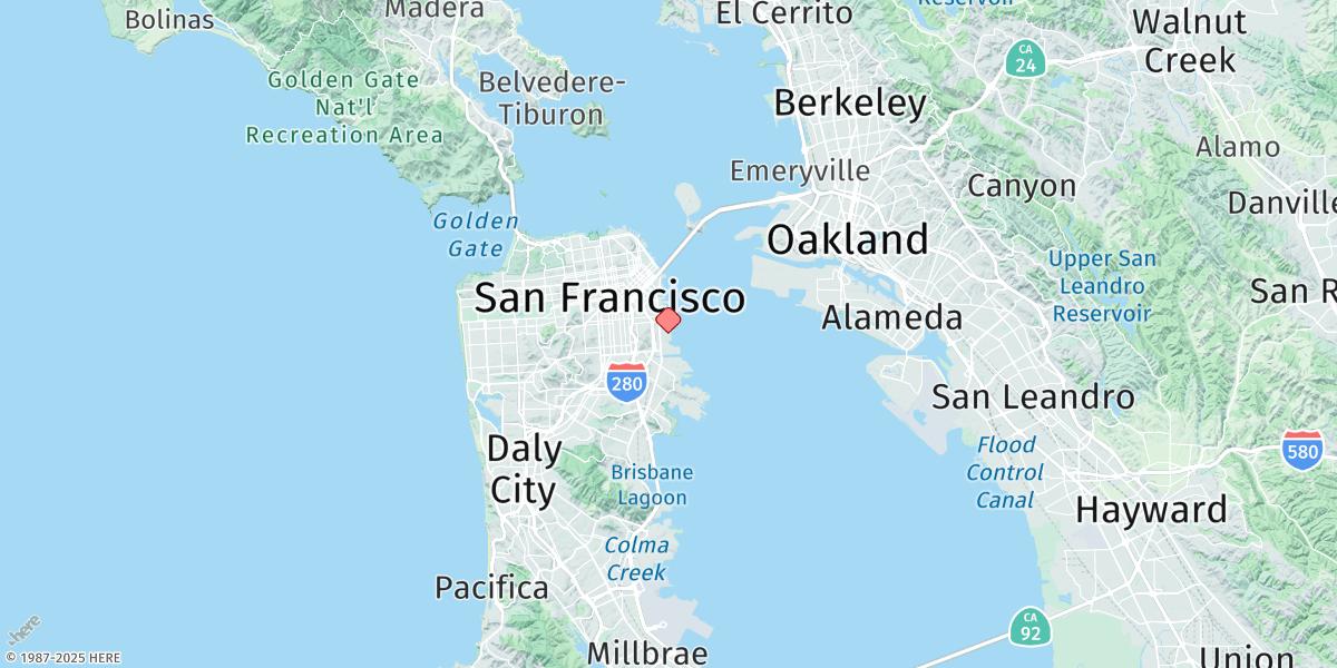 Map of Potrero Point