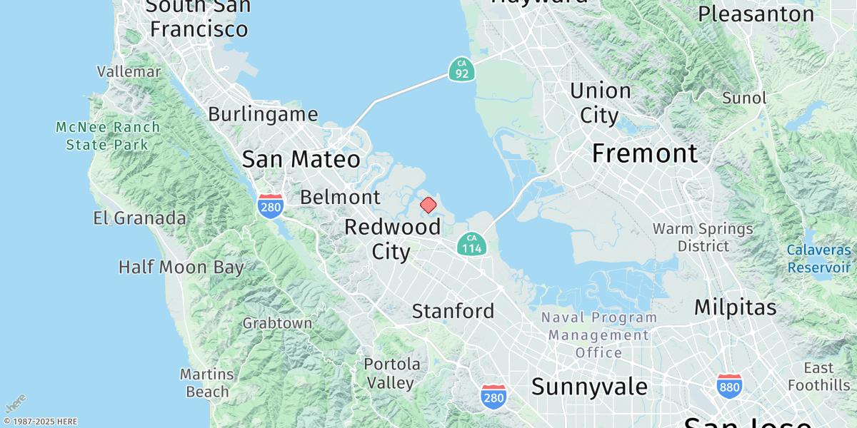 Map of West Point Slough