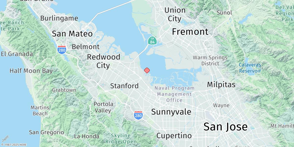 Map of Palo Alto Yacht Harbor
