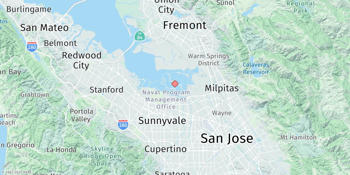 Map of Upper Guadalupe Slough