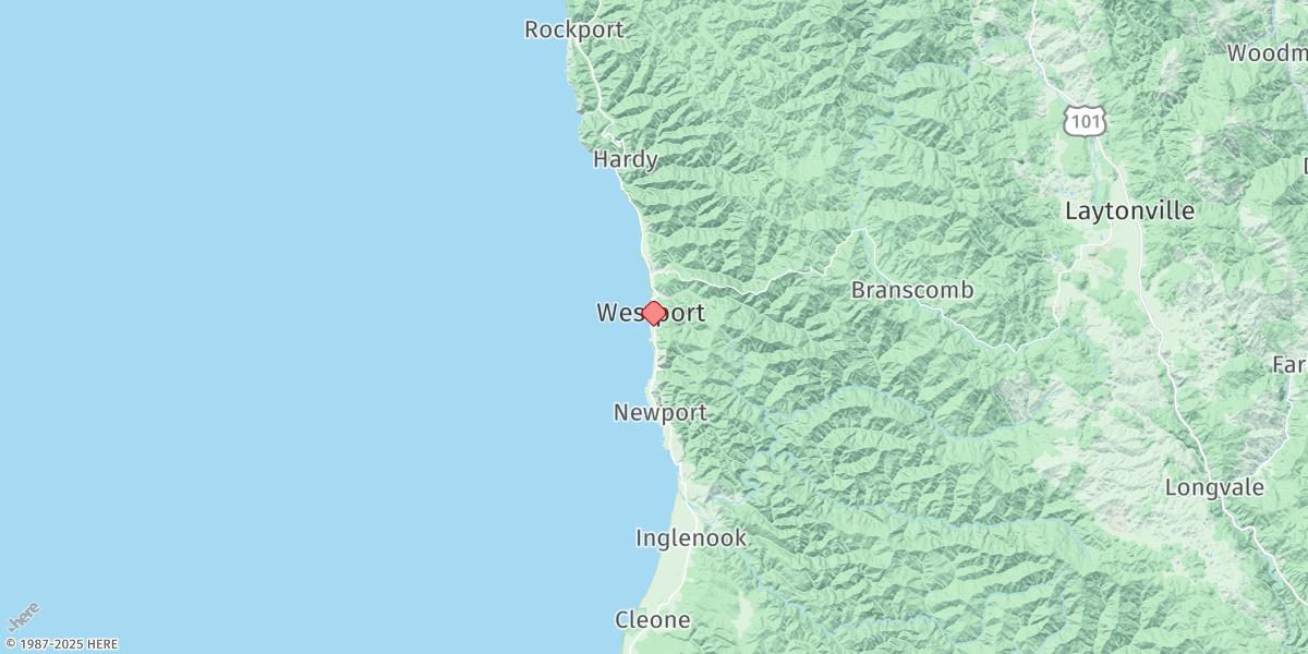 Map of Westport