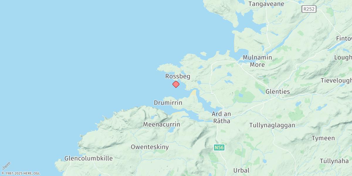 Map of Loughros More Bay