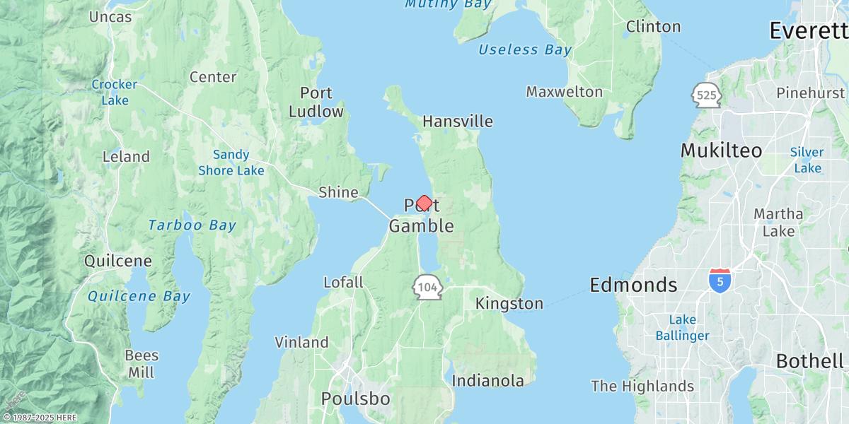 Map of Port Gamble